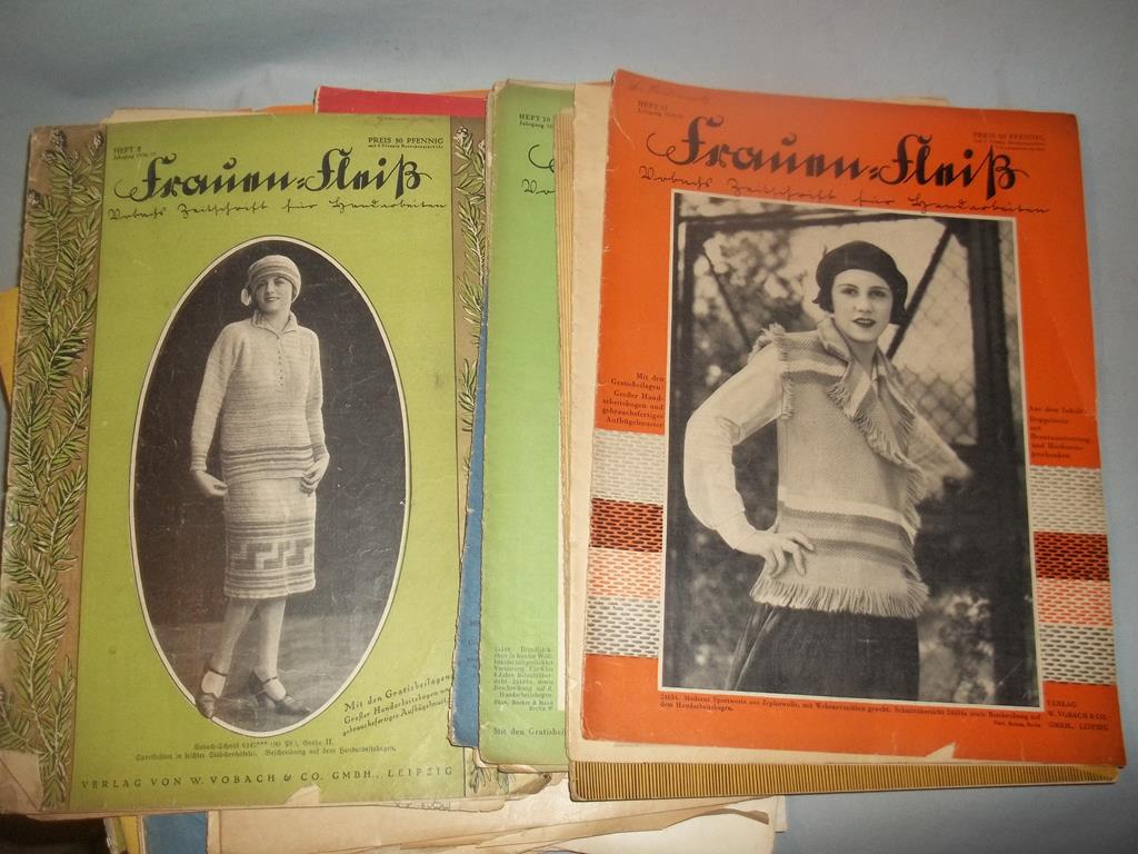Czasopismo o modzie NIEMIECKIE 1926/30 - 17 SZTUK