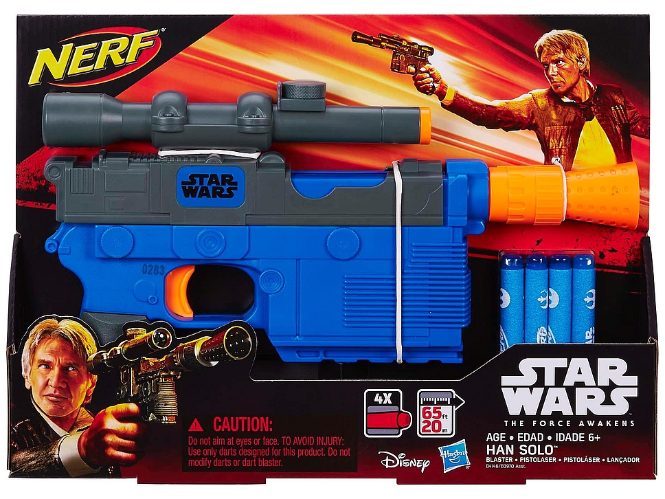 Nerf B4146 @@@ STAR WARS HAN SOLO @@@ na strzałki!