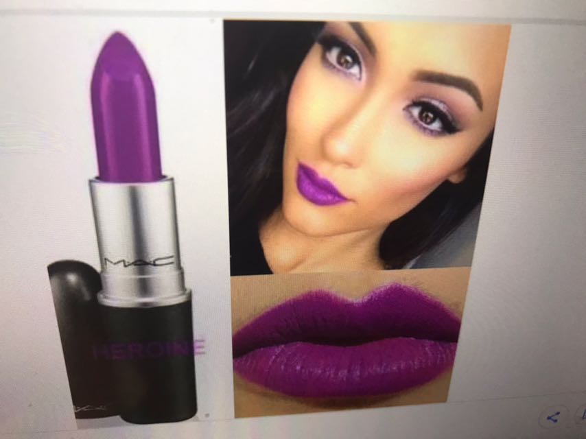 SZMINKA MAC HEROINE matowa piękna