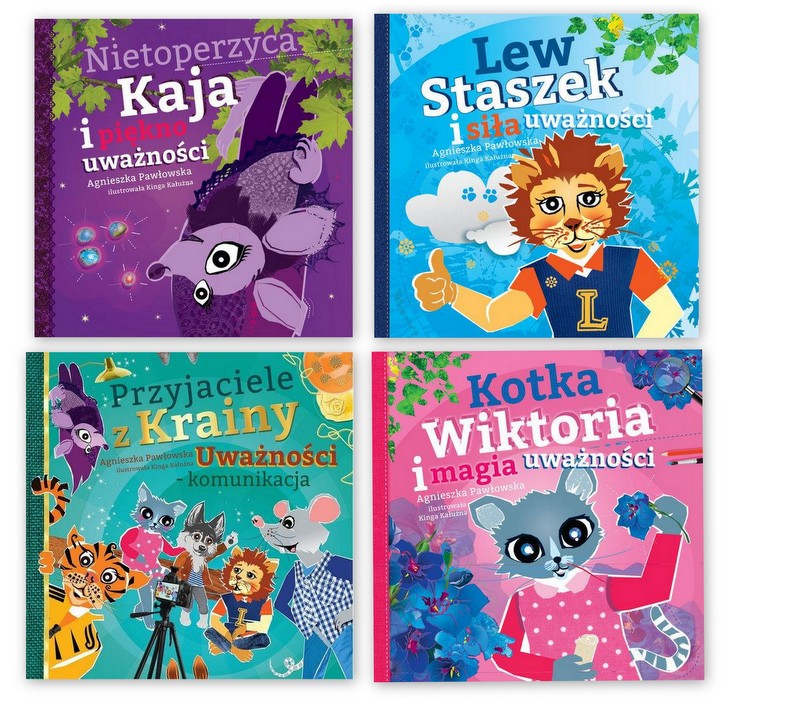 PAWŁOWSKA PRZYJACIELE Z KRAINY UWAŻNOŚCI ZESTAW 4