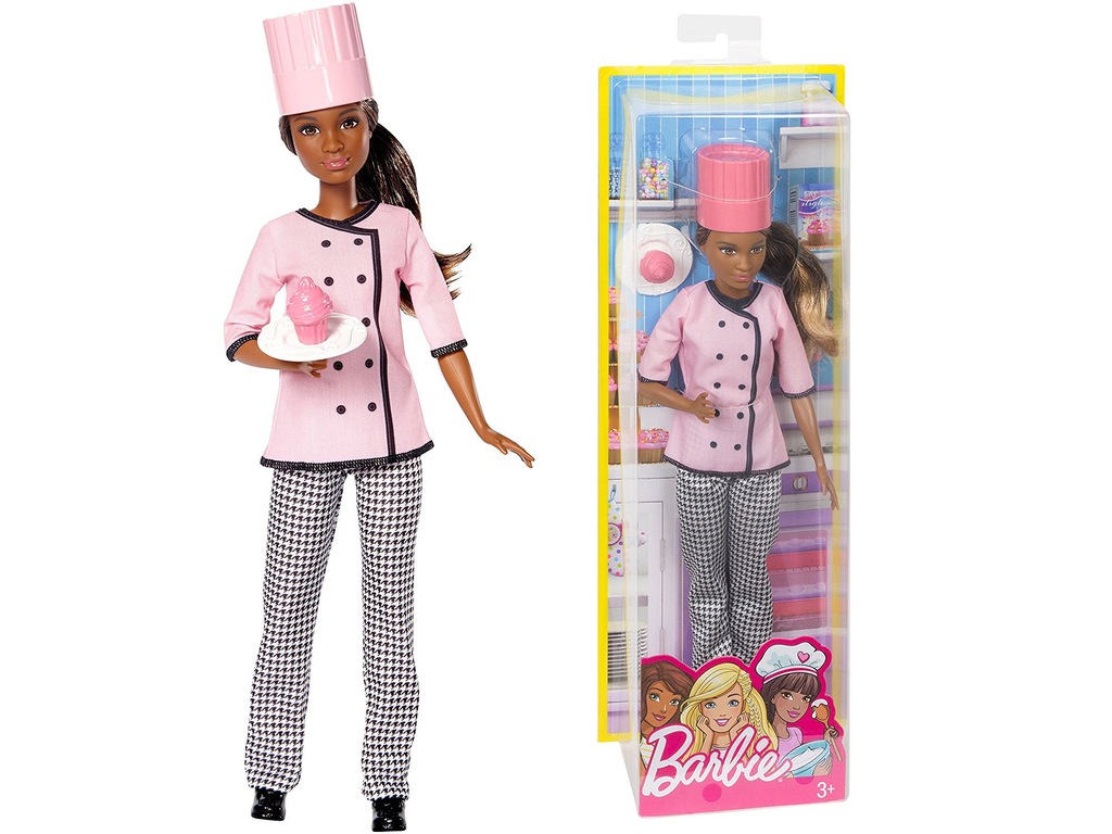 Lalka BARBIE Kariera SZEF KUCHNI Cukiernik DVF54