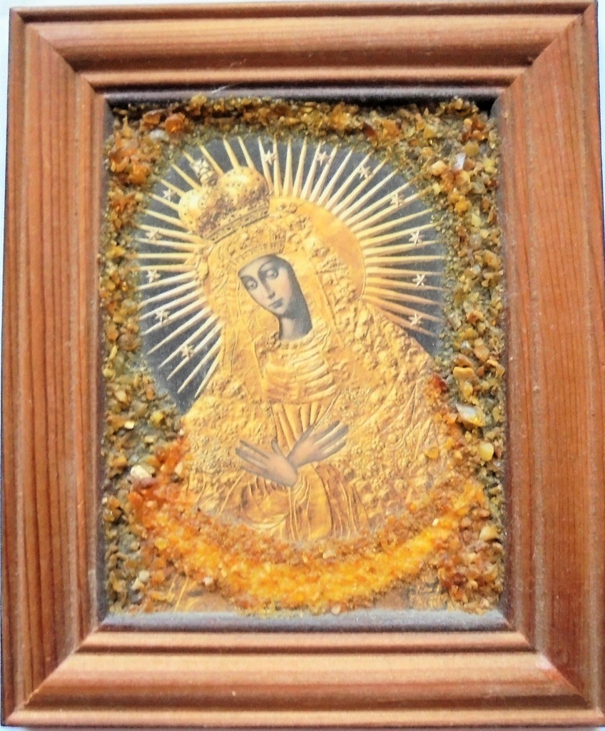 Ikona Matki Boskiej Ostrobramskiej 9,5 x 11,5