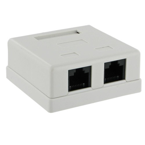 Gniazdo 2x RJ45, Kat.5e, Natynkowe, Kompletne, - 7281286575 - Oficjalne ...