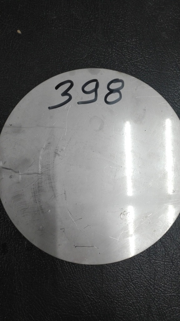 Blacha nierdzewna, koło fi 200 mm  gr.5 mm (399)