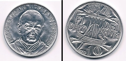 Watykan 10 L - 1993 r.