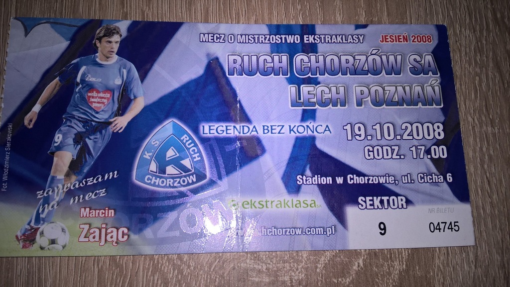 Ruch Chorzów - Lech Poznan 19.10.2008
