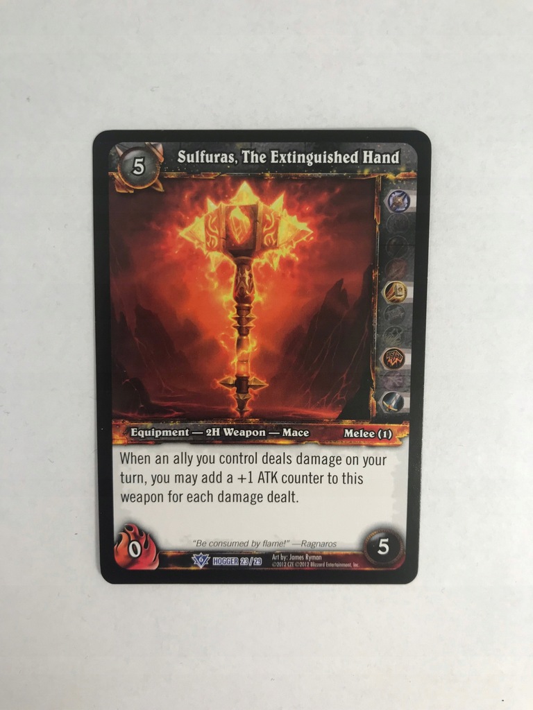 Wow TCG Sulfuras, The Extinguished Hand