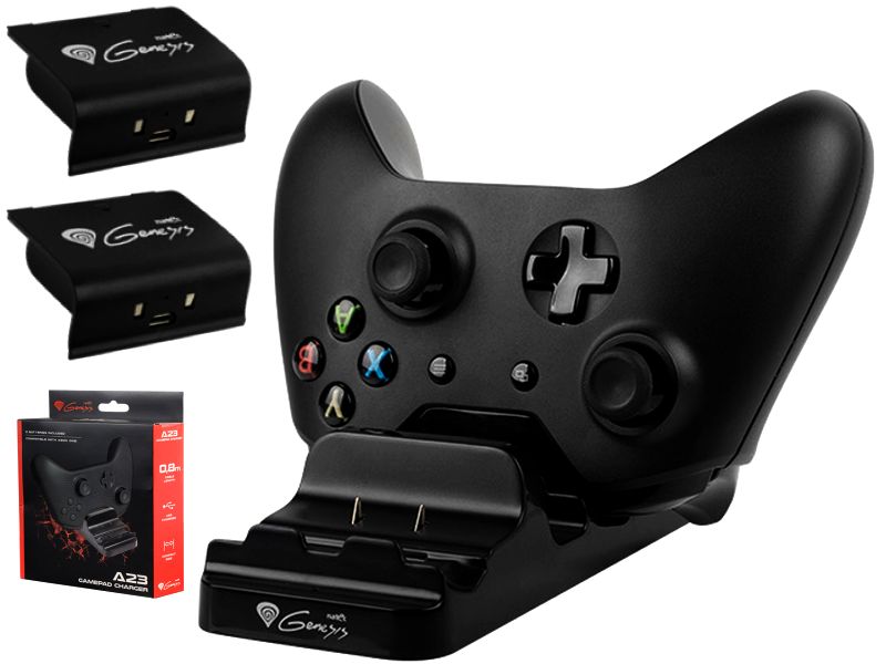 STACJA DOKUJĄCA DO XBOX ONE BATERIE 2x AKUMULATOR