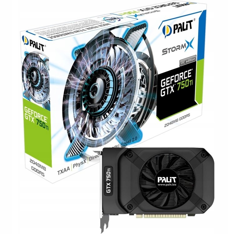 Geforce Gtx 750 Ti Palit Stormx Oc 2gb Hyp Edition 7500720894 Oficjalne Archiwum Allegro