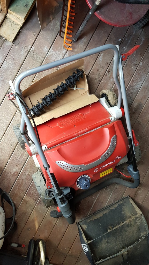Wertykulator aerator Sterwins 360 ESC 2w1