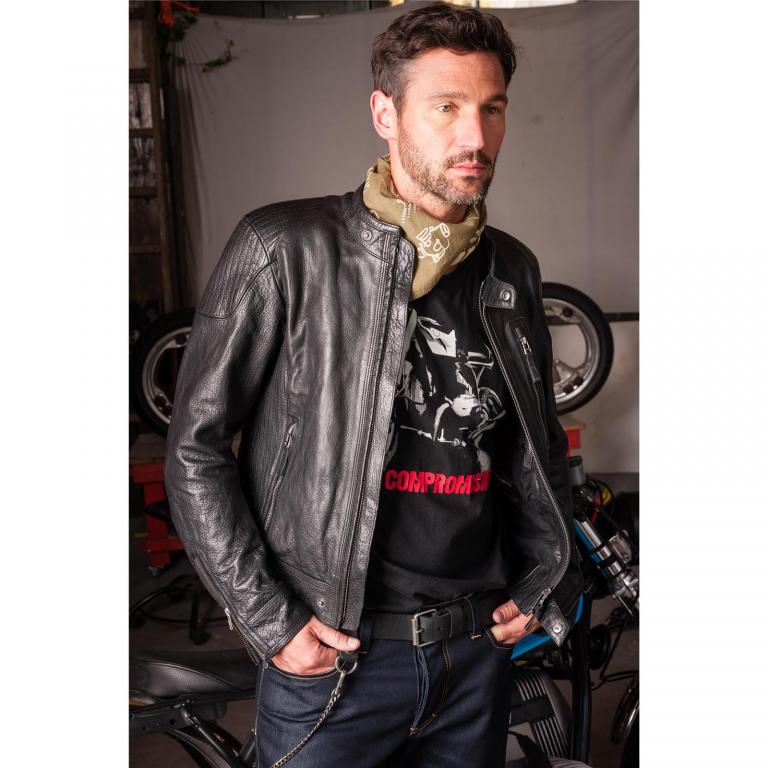 Bmw black leather on sale jacket