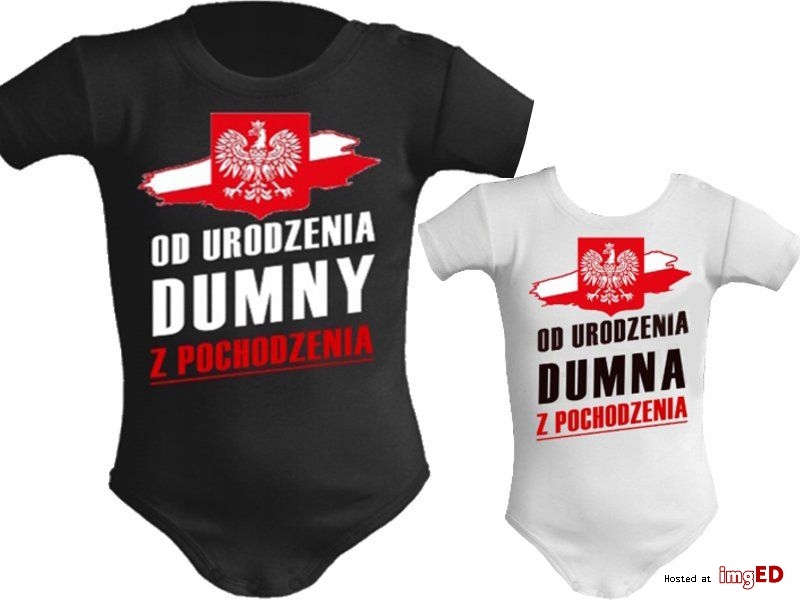 Body Patriotyczne Chłopczyk Dziewczynka Narodziny