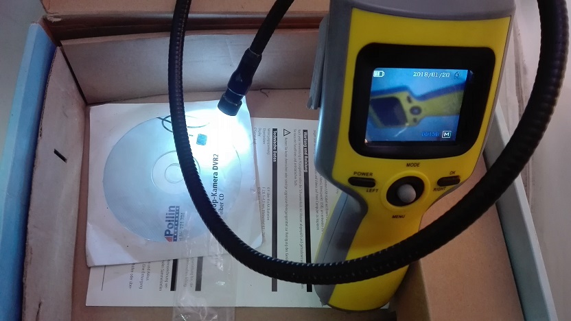 Kamera endoskopowa DVR 2 Pollin Electronic od Blue