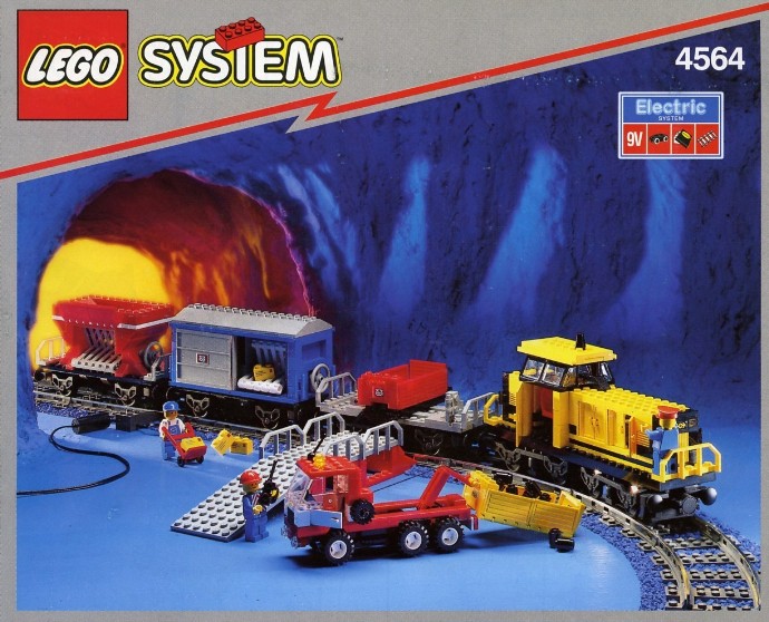 LEGO SYSTEM 4564 POCIĄG KOLEJKA 9V z PUDEŁKIEM !!