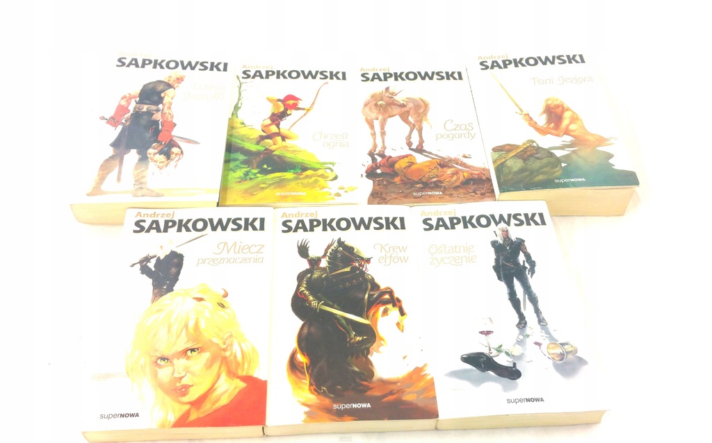 Wiedźmin Saga - Andrzej Sapkowski BIAŁA seria