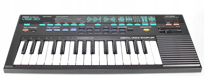 鍵盤楽器 Yamaha PortaSound VSS-30 Yamaha VSS-30 PortaSound Voice Sampler Vintage Keyboard Box