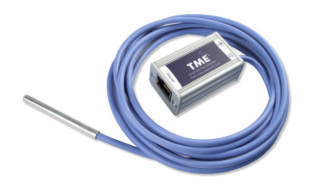 Termometr IP (Ethernet) Papouch TME - czujnik 3m - 7427809766 ...