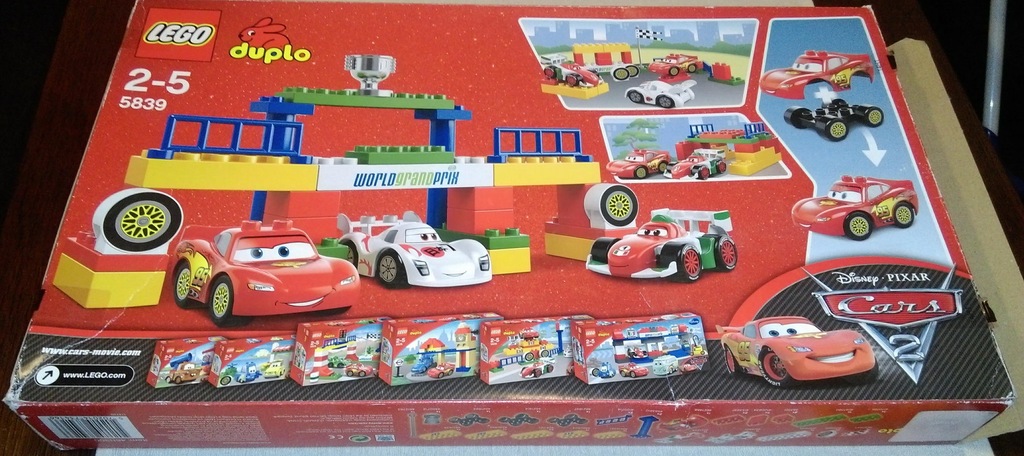 Lego Duplo 5839 Grand Prix Cars Auta - kompletny - 7073361432 ...