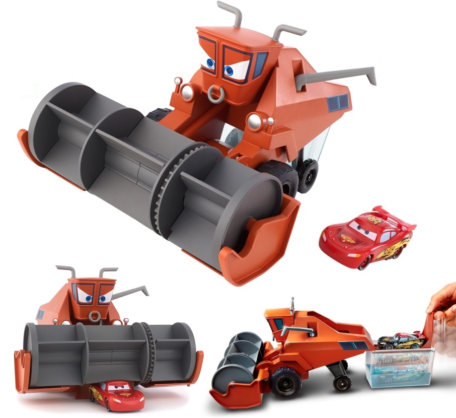 CARS HENIEK Kombajn + ZYGZAK zmienia kolor MATTEL
