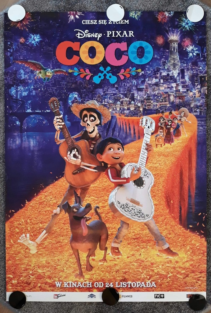 Coco - plakat filmowy ( Disney bajka )