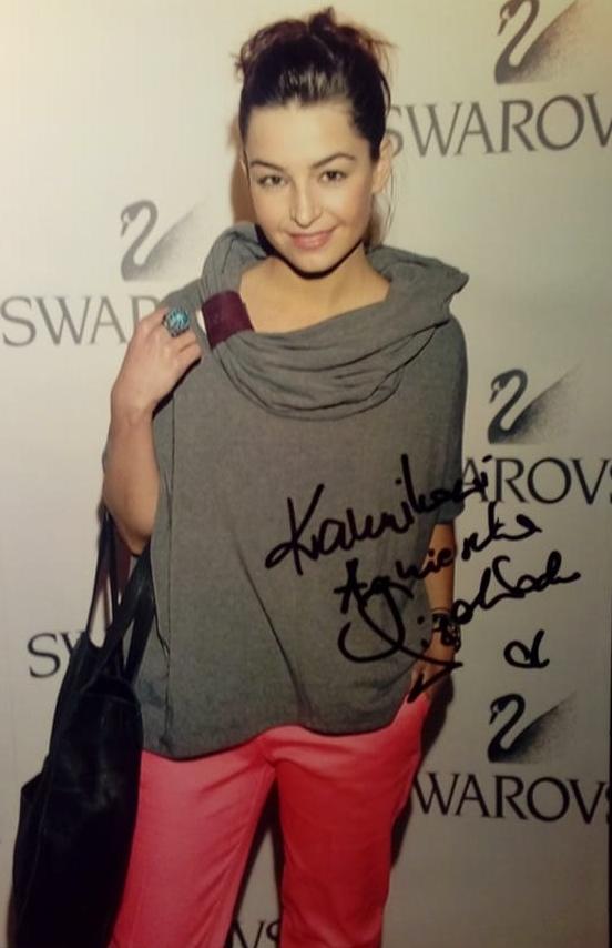 Autograf Agnieszka Więdłocha - dedykacja,