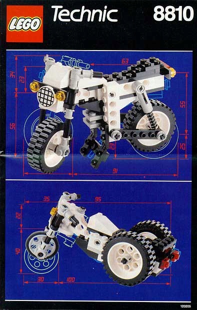 Klocki Lego TECHNIC 8810 Dirt Bike / Cafe Racer