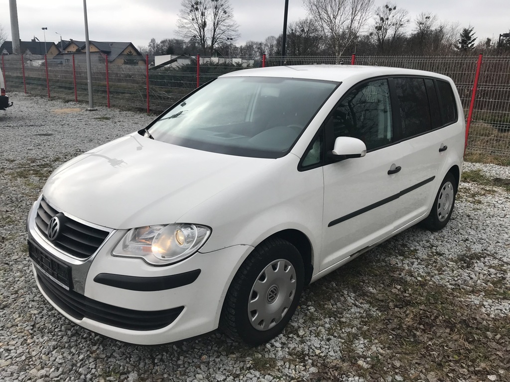 VW TOURAN 1.9 TDI LIFT NAVI 5-OSÓB KLIMA BIAŁY FUL