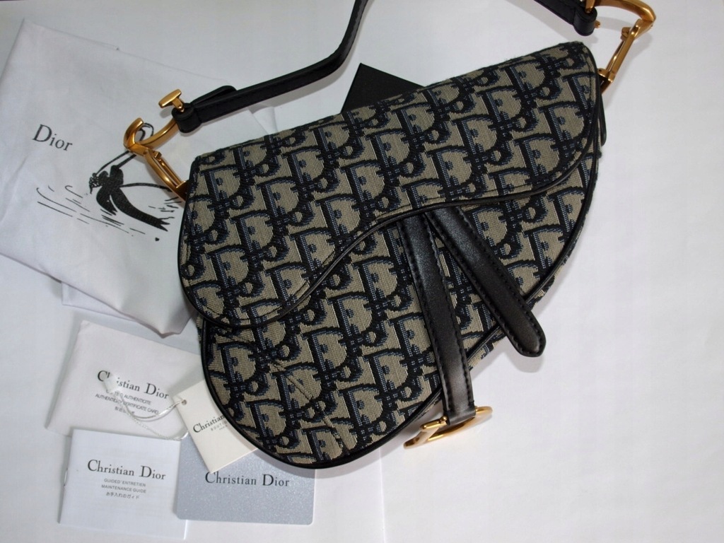Dior Saddle Bag Canvas 7550036220 oficjalne archiwum Allegro
