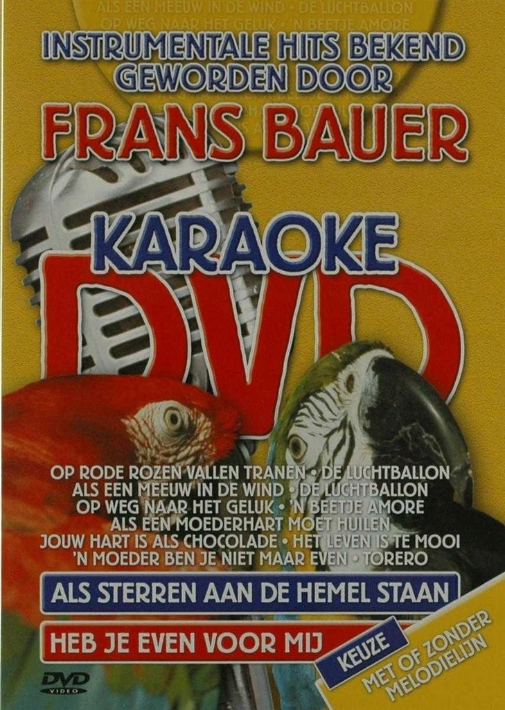 DVD Karaoke - Frans Bauer Tr:Heb Je Even Voor Ij/A