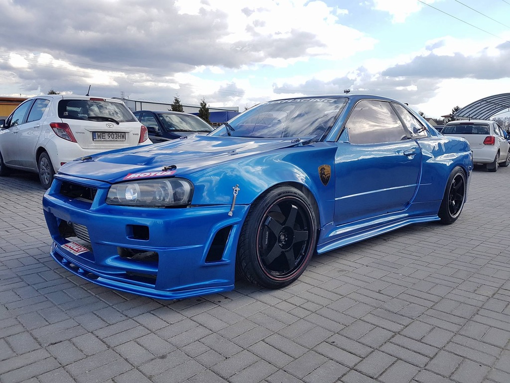 Скайлайн r34 Ниссан Токийский дрифт