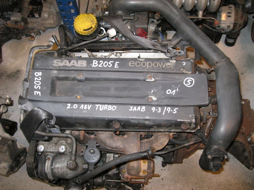 SILNIK B205E 2.0 TURBO ECOPOWER SAAB 9-3 9-5 KOMPL