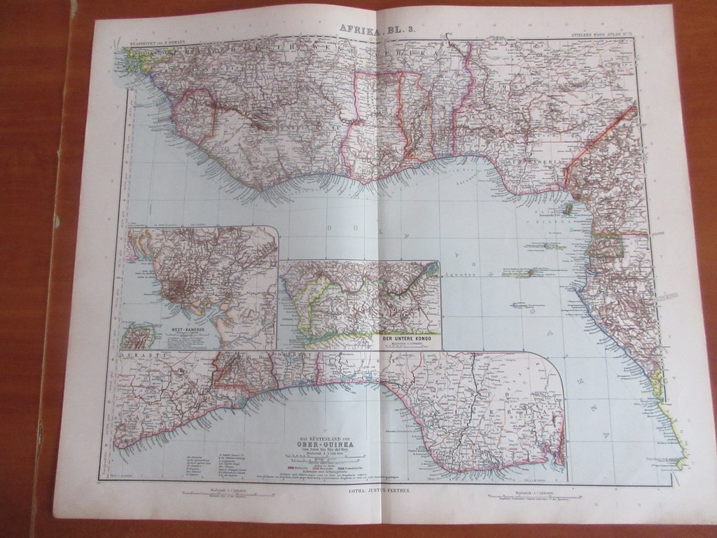 GWINEA LIBERIA NIGERIA  ROK 1905