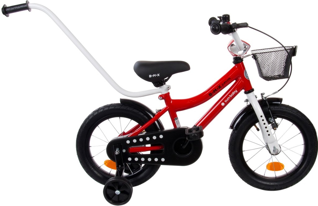 BMX 14 CALI CZERWONY JUNIOR ROWEREK DZIECIĘCY SUNB