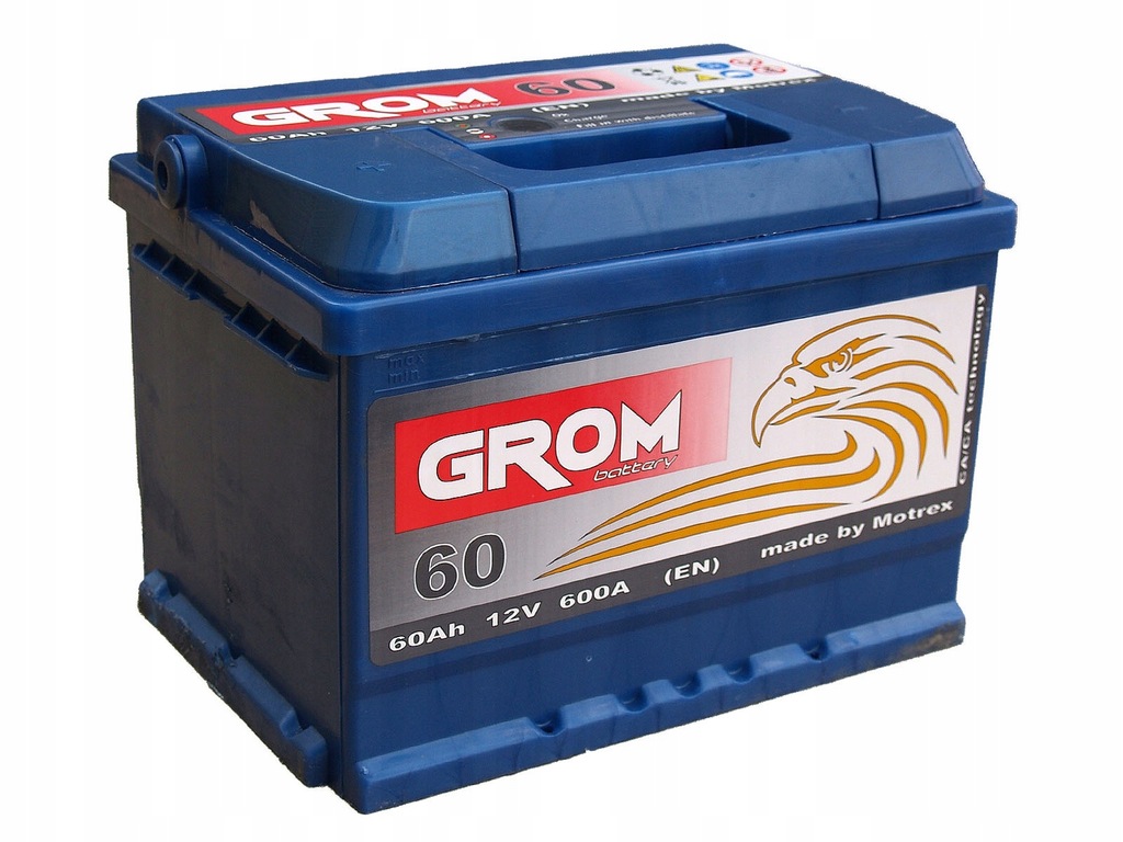 Akumulator GROM 60Ah 600A 61Ah 63Ah SPECPART BI