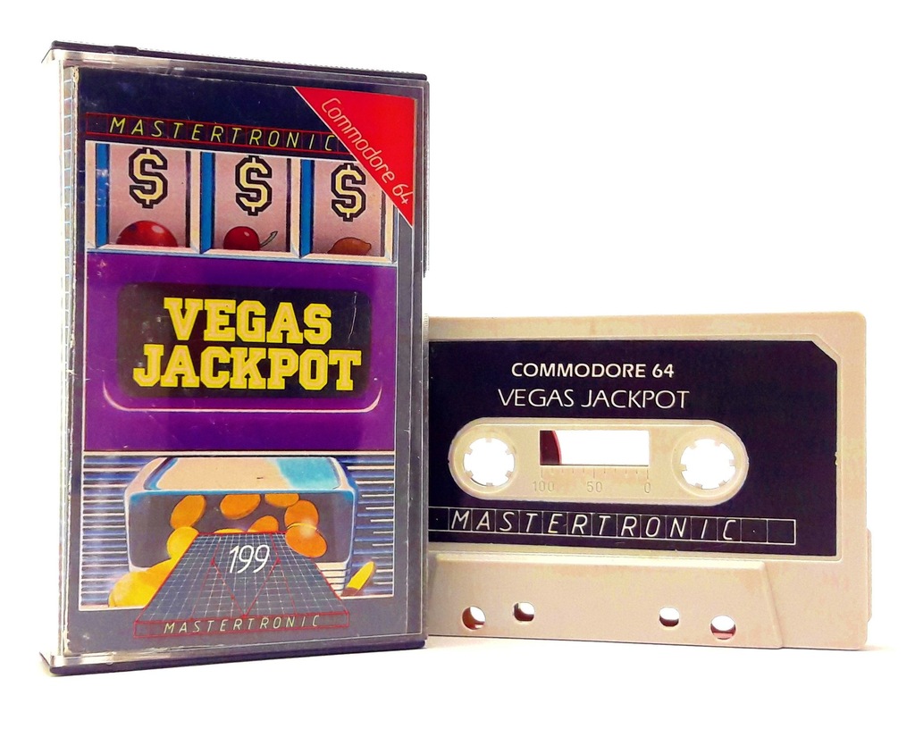 Commodore64 Vegas Jackpot Kaseta od MasterTronic