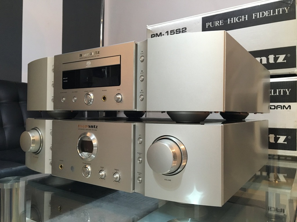 Hi-End Marantz PM-15S2 + SA-15S2 ZESTAW Kartony