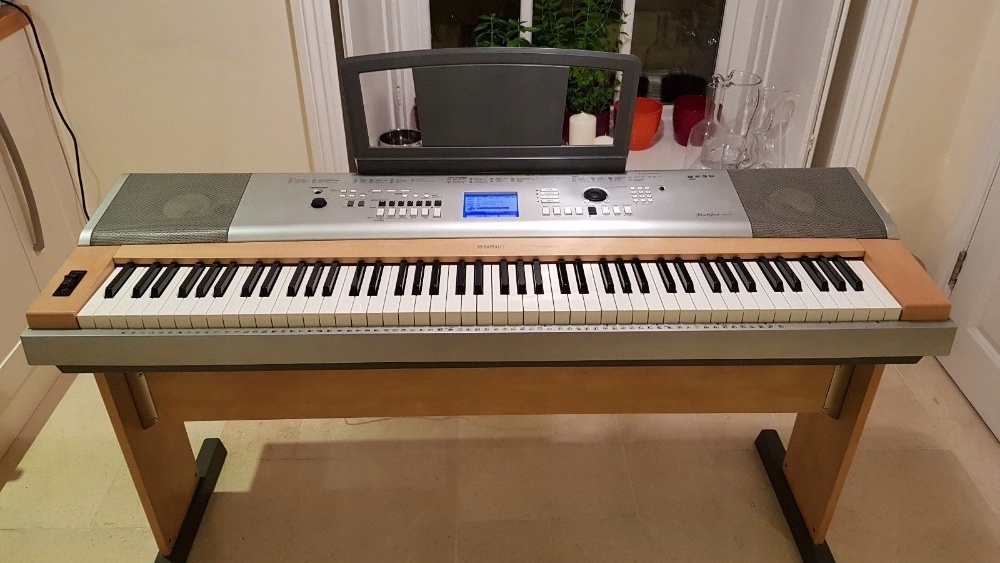 Yamaha dgx 620 630 ważona klawiatura pełen zestaw