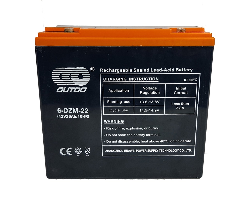 Akumulator do skutera elektrycznego 12V 26Ah
