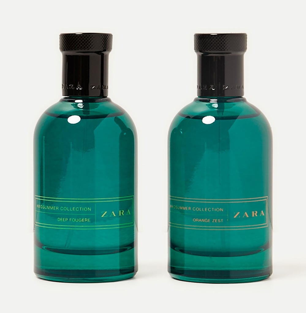 ZARA MIDSUMMER 2x100ml DEEP FOUGERE ORANGE ZEST