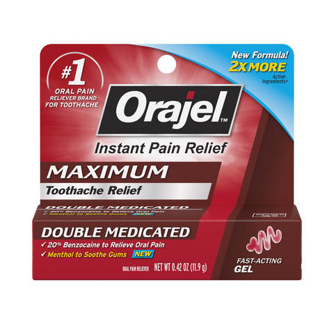 ORAJEL Maximum Strength żel na ból zęba wybielanie