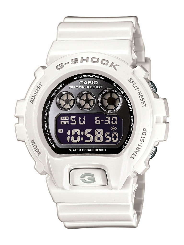 HIT! Zegarek CASIO G-SHOCK DW-6900NB BIAŁY