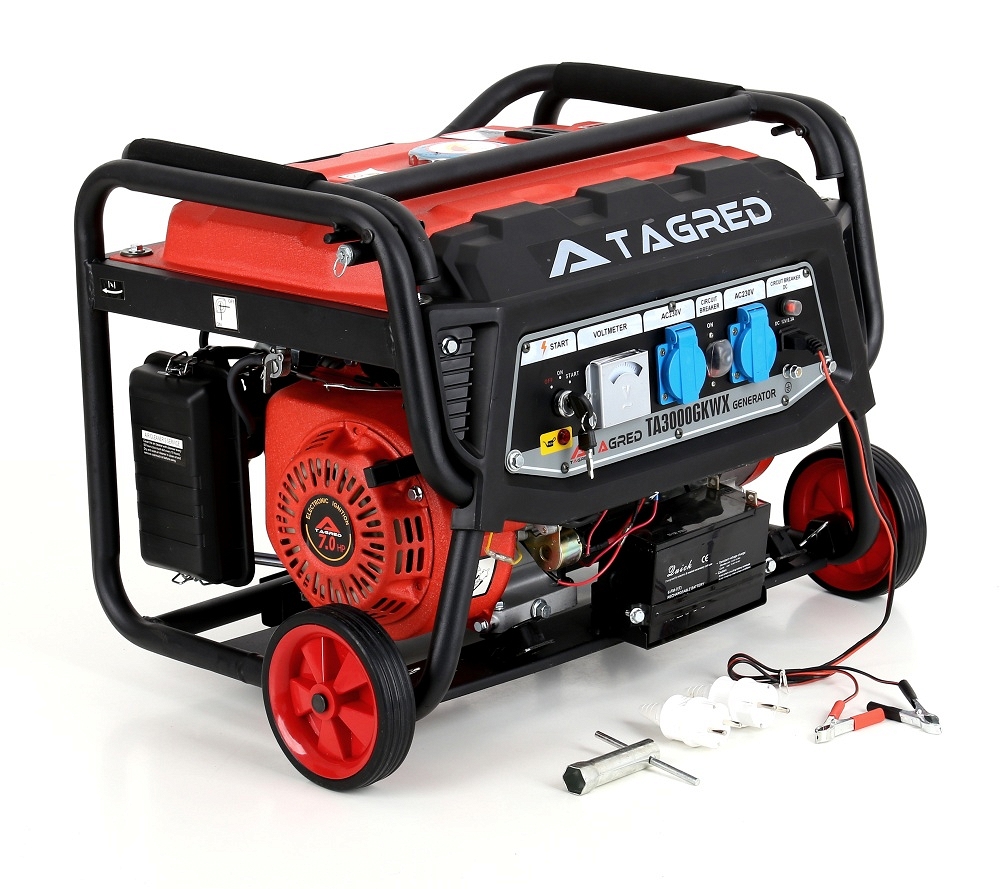 AGREGAT PRĄDOTWÓRCZY PRĄDU TAGRED 3000W AVR  +OLEJ