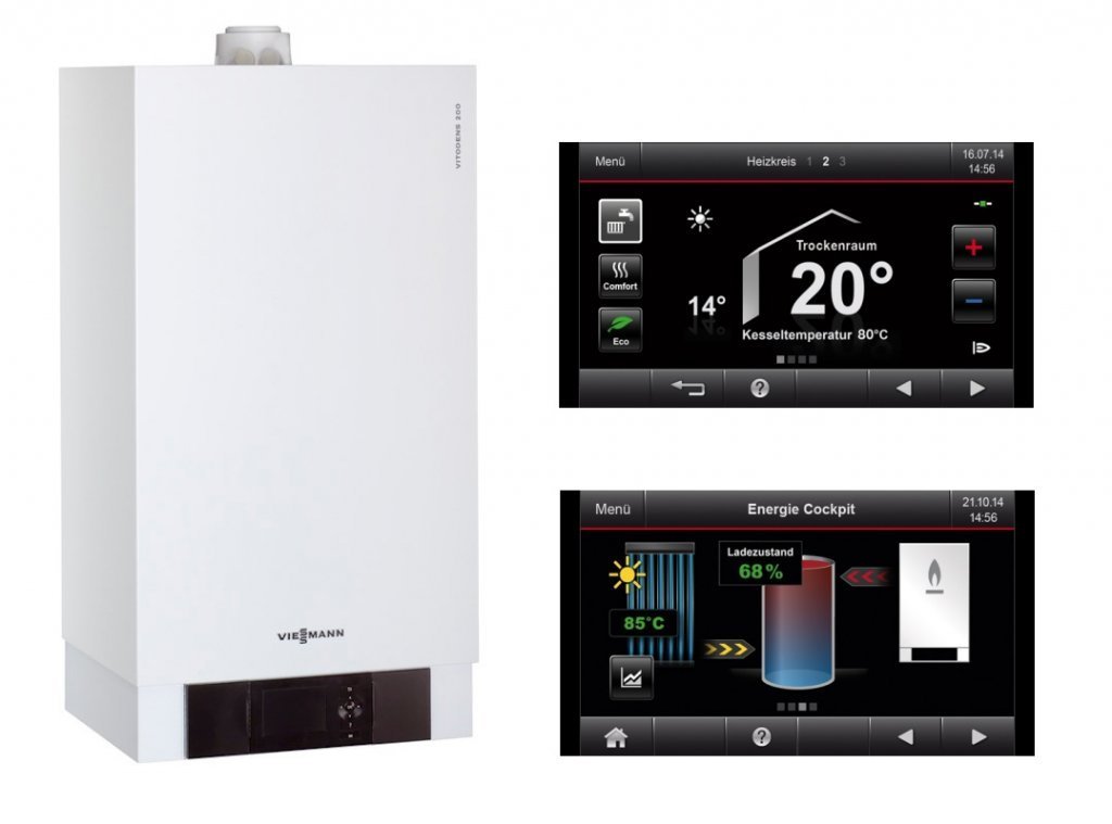 KOCIOŁ VITODENS 200-W 19KW + POGODÓWKA VIESSMANN
