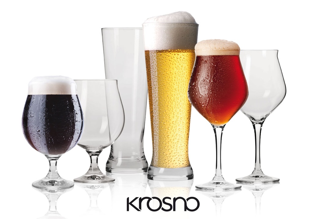 Komplet konesera piwa Brewery KROSNO zestaw 6szt