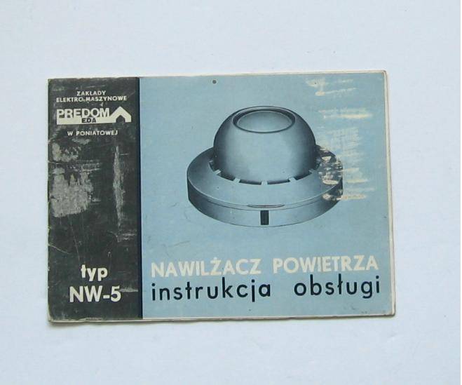 Instrukcja obsługi nawilżacz powietrza TYP NW-5