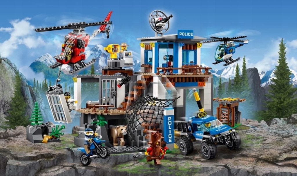 LEGO CITY 60174 POLICJA GÓRSKA POSTERUNEK +HARIBO - 7663154549 ...