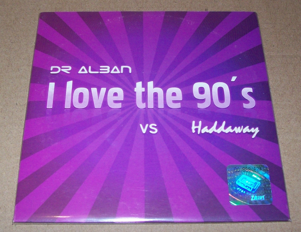 DR.ALBAN VS HADDAWAY - I LOVE THE 90'S - UNIKAT !