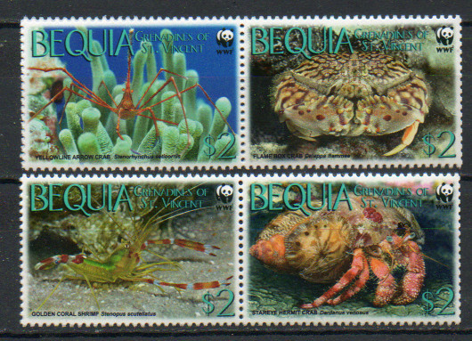 St. Vincent Bequia 647-50 - kraby WWF