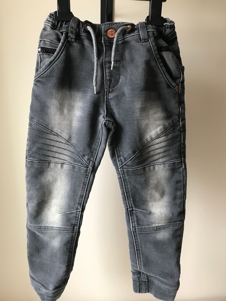 NEXT spodnie jeans joggersy r.110, 4-5lat