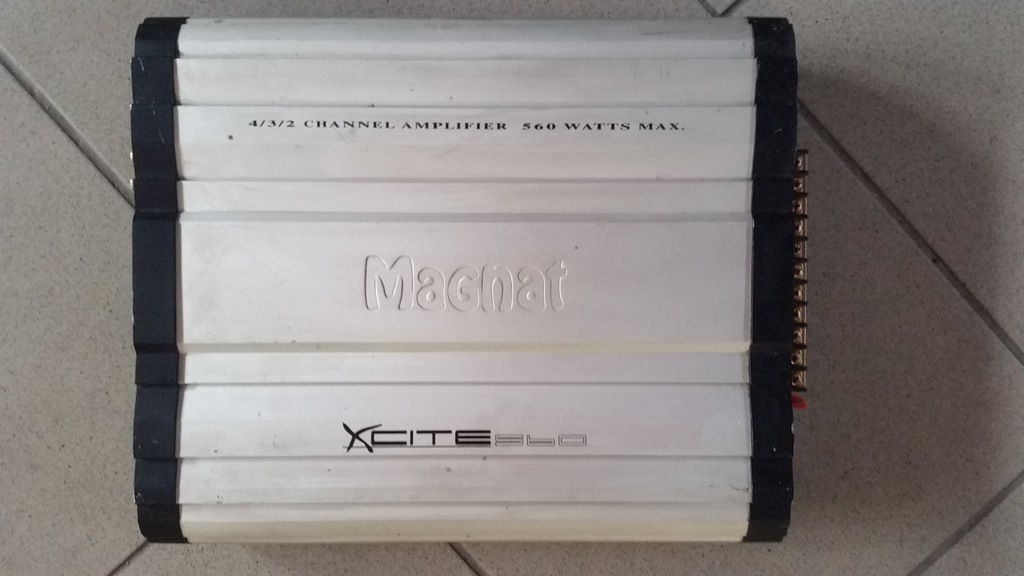 Wzmacniacz samochodowy MAGNAT XCITE 560 4 kanałowy